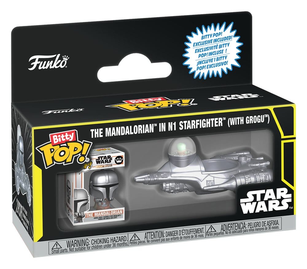 Star Wars Bitty POP! Ride Figure N1 with Mando 2.5 cm