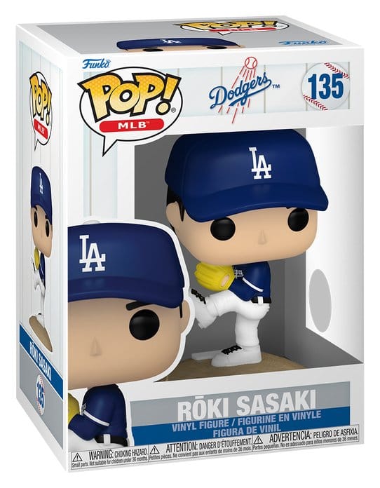 MLB POP! Figur Dodgers - Roki Sasaki 9 cm