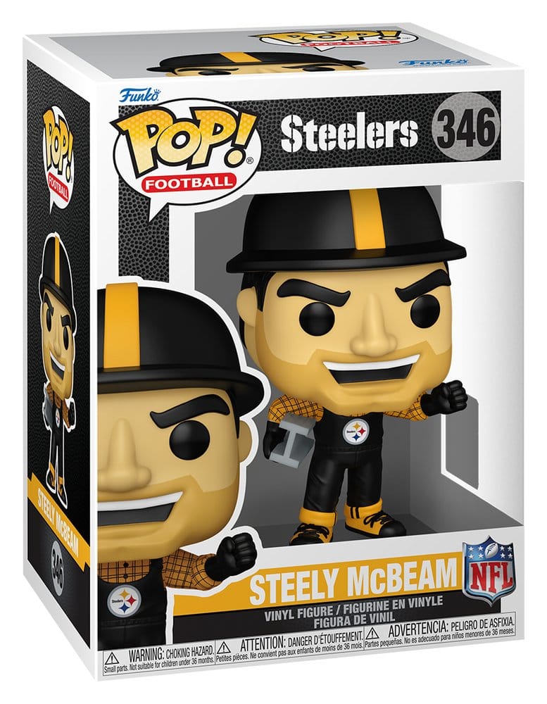 NFL POP! Vinyl Figure Mascots: Steelers- Steely McBeam 9 cm