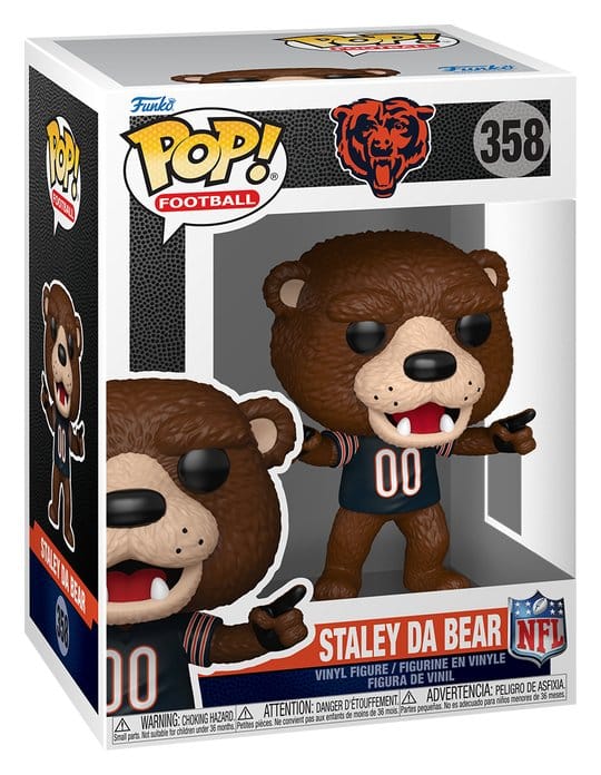 NFL POP! Figur Mascots: Bears – Staley 9 cm