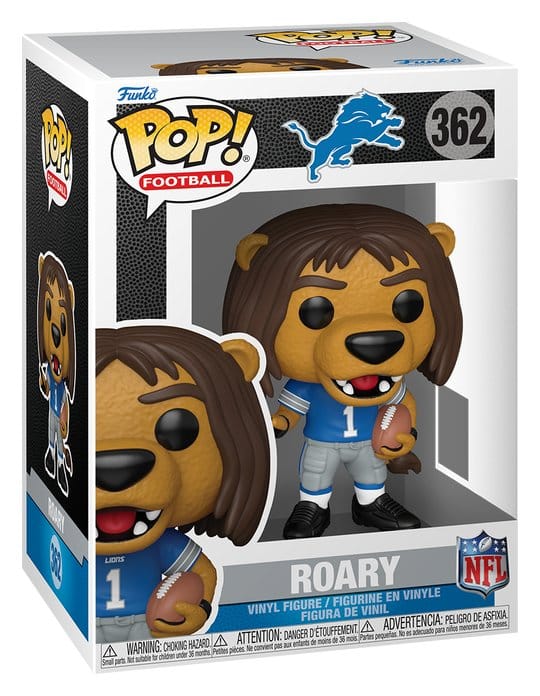 NFL POP! Figur Mascots: Lions - Roary 9 cm