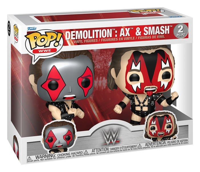 WWE POP! Figurer 2-Pack Ax & Smash 9 cm