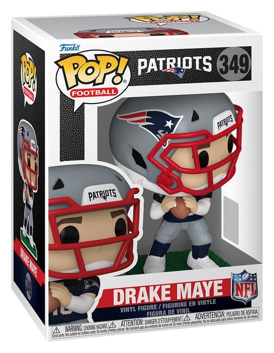 NFL POP! Figur Drake Maye 9 cm