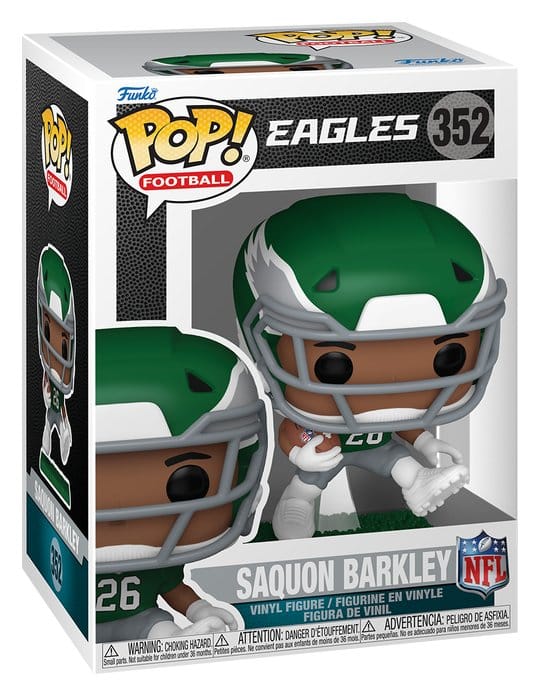 NFL POP! Figur: Eagles - Saquon Barkley 9 cm