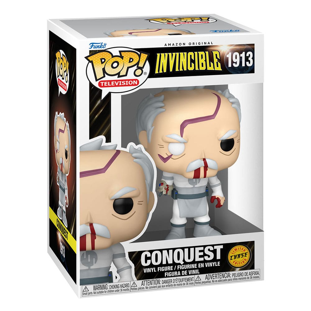 Invincible POP! Television Figurer Conquest med Chase 9 cm Assortment (6)