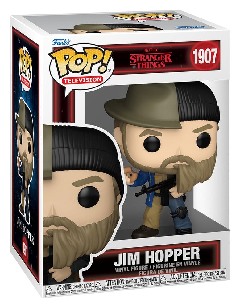 Stranger Things POP! TV Figurer Jim Hopper SPLT 9 cm