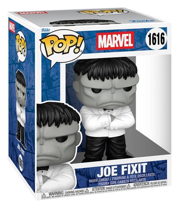 Marvel Super Stor POP! Figur Joe Fix It, 15 cm