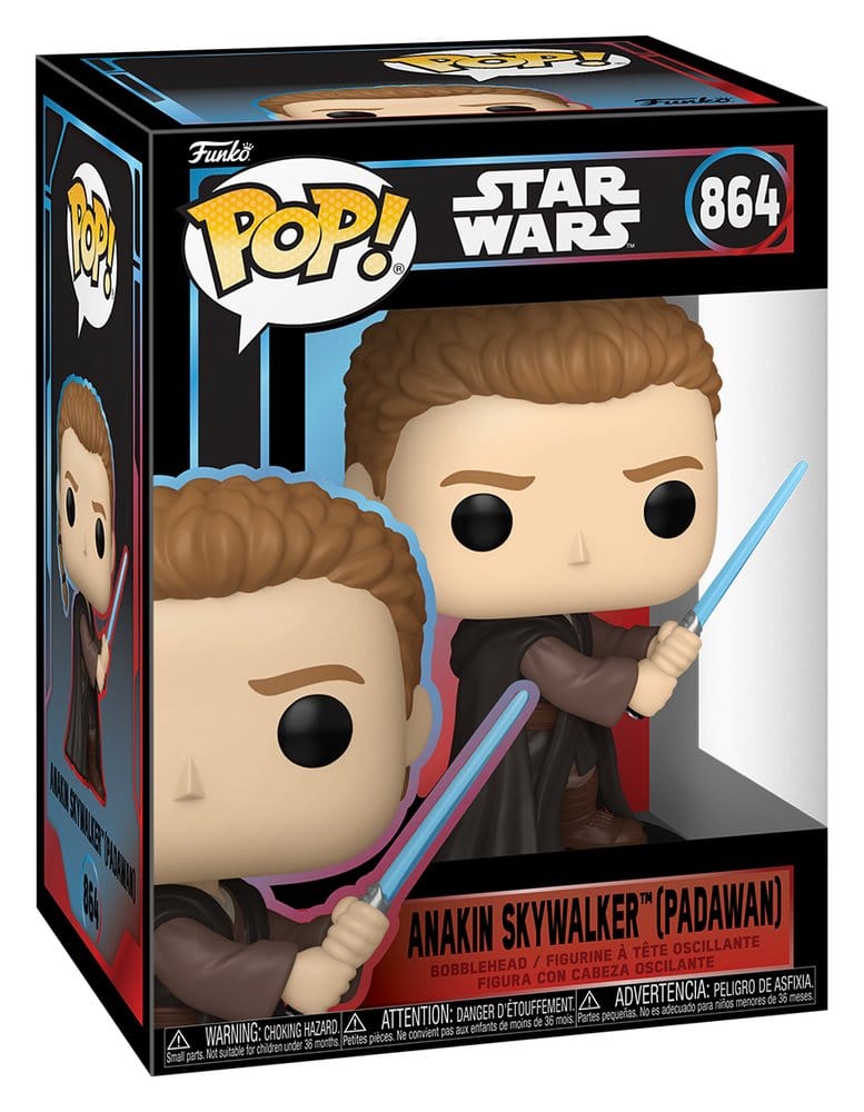 Star Wars POP! Vinyl Bobblehead Figur Anakin Skywalker (Padawan) 11 cm