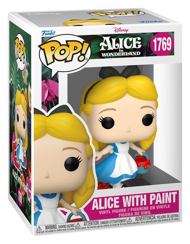 Alice i Underlandet POP! Figur Alice med Målarset 9 cm