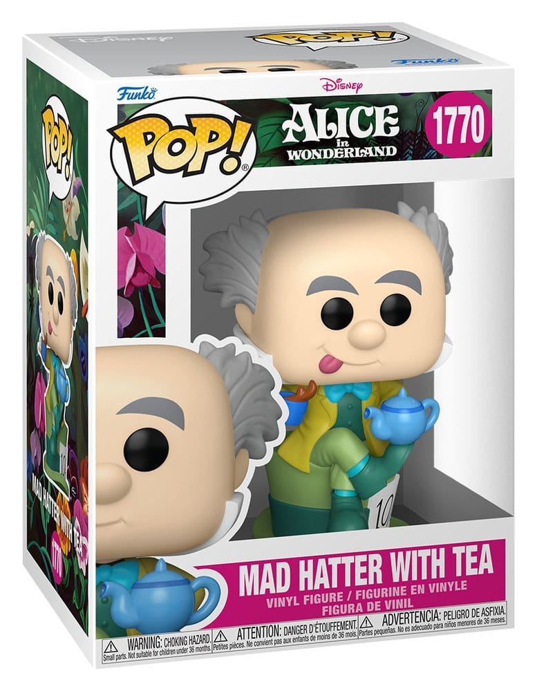 POP! Figur Alice i Underlandet Galna Hattmakaren med Te 9 cm