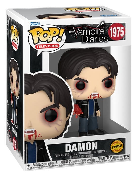 Vampire Diaries POP! Animation Vinyl Figures Damon w/Chase 9 cm Assortment (6)