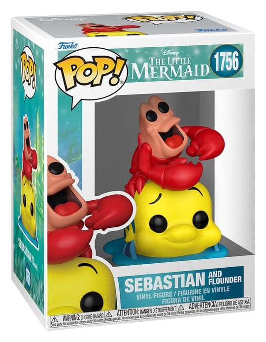 Disney POP! Figur: TLM S3 - Sebastian & Flounder, 9 cm