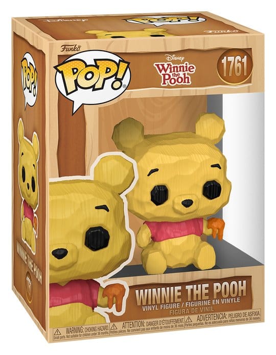 Winnie the Pooh POP! Animation Figur Nalle Puh (Snidad) 9 cm