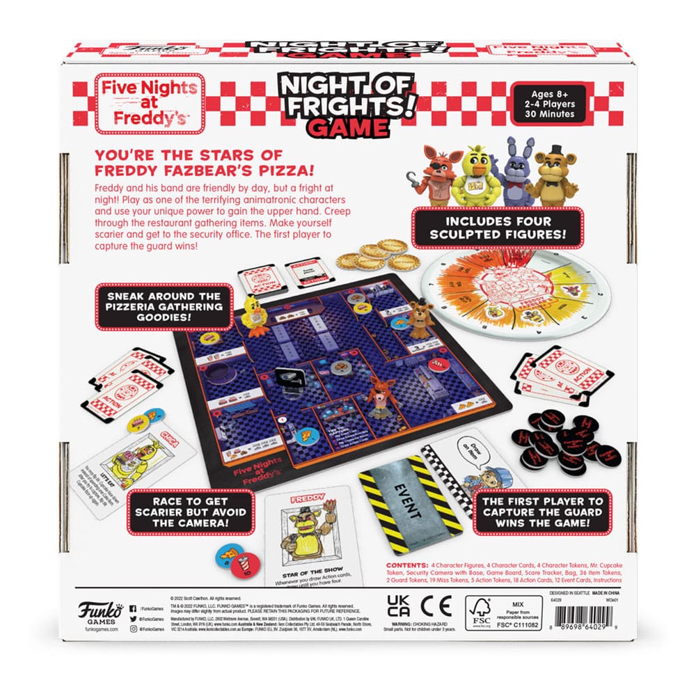 Five Nights at Freddy's Brädspel: Night of Frights Funko