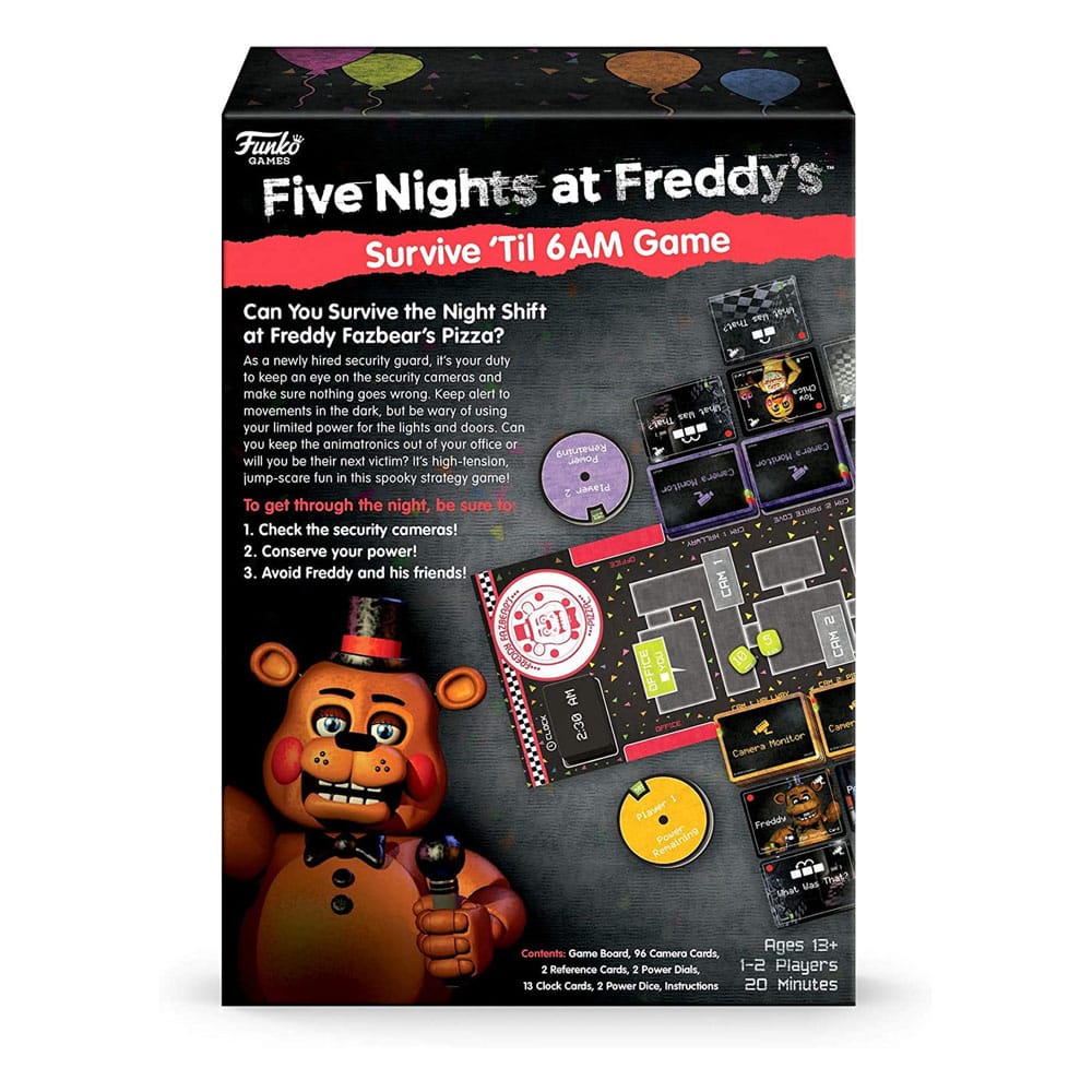 Five Nights at Freddy's Brädspel - Överlev till 6 på morgonen Funko