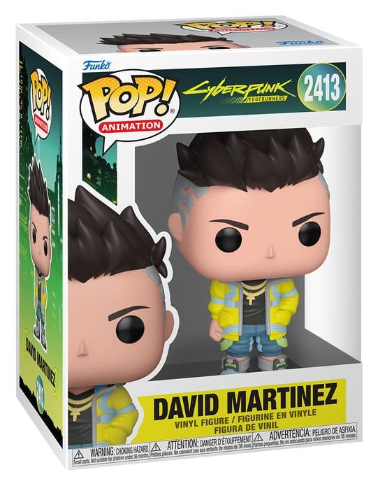 Cyberpunk Edgerunners Animation POP! Figur David 9 cm
