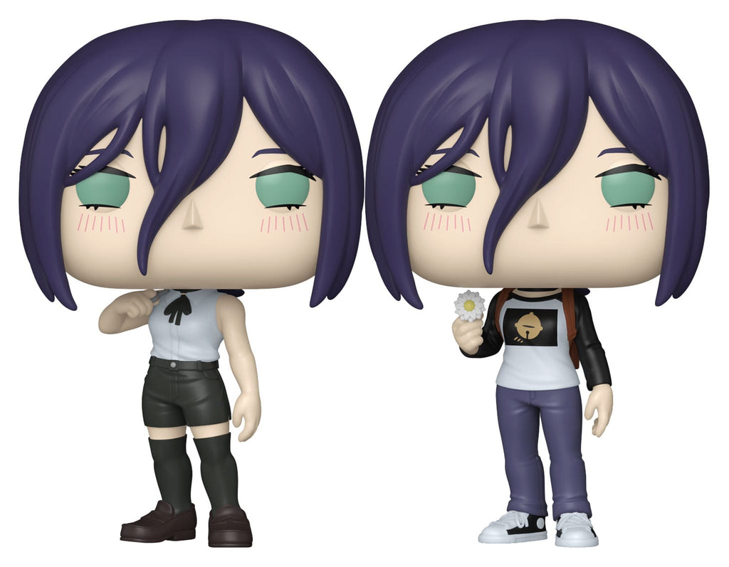 Chainsaw Man POP! Animation Figurer Reze med Chase 9 cm Sortiment (6)