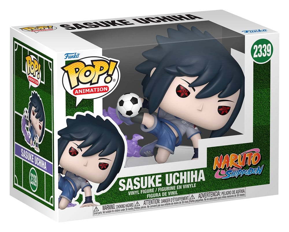 Naruto Soccer POP! Football Figur Sasuke 9 cm