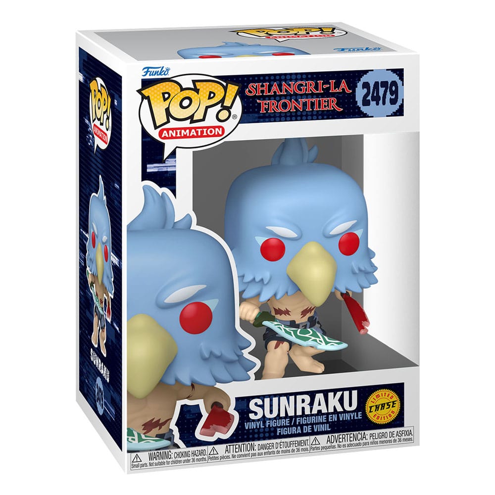Shangri-La Frontier POP! Animation figur Sunraku med Chase 9 cm sortiment (6)