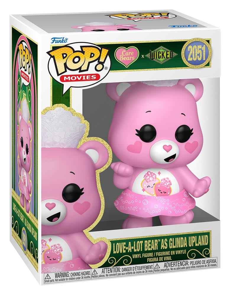 Wicked x Care Bears POP! Figur Kärleks-Björn som Glinda Upland 9 cm