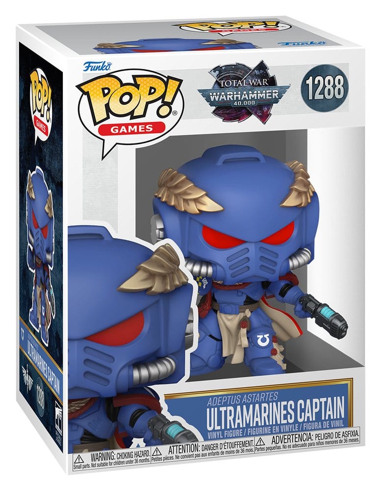 Warhammer 40,000 POP! Games Figur Ultramarines Captain 9 cm