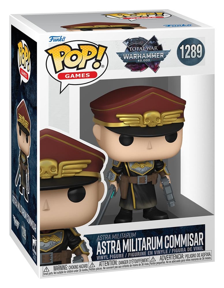 Warhammer 40,000 POP! Games figur Astra Militarum Commisar 9 cm