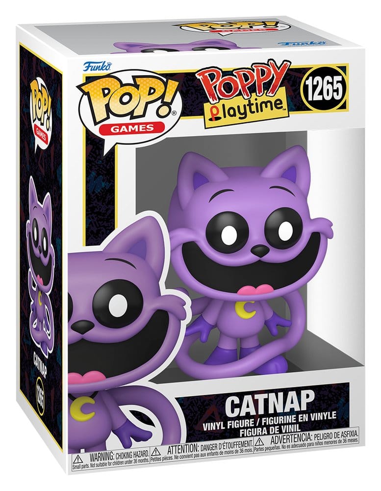 Poppy Playtime POP! Games Samlarfigur Catnap, cirka 9 cm