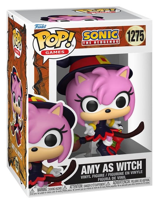 Sonic the Hedgehog POP! Games Figur Amy på Kvasten 9 cm