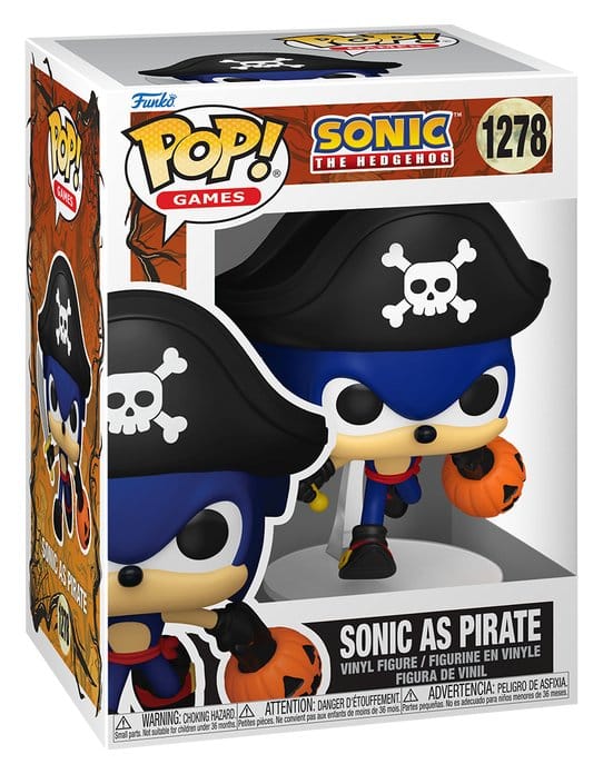 Sonic the Hedgehog POP! Spelfigur Pirate Sonic 9 cm
