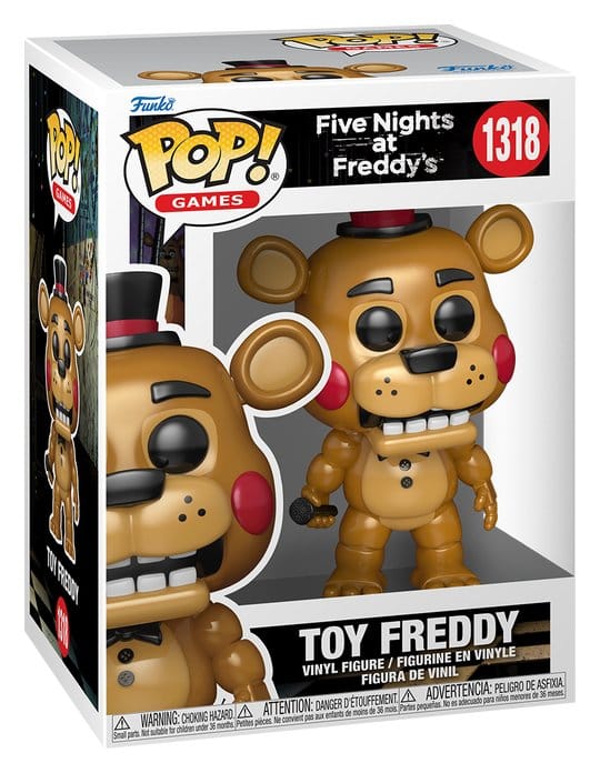 Five Nights at Freddy's POP! Games Vinyl Figure Toy Freddy(office pose) 9 cm