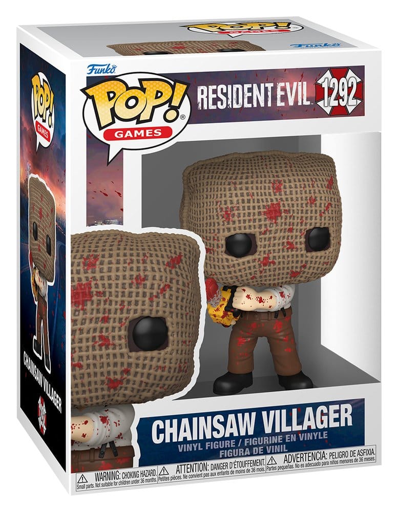 Resident Evil POP! Games Figur Chainsaw Villager 9 cm