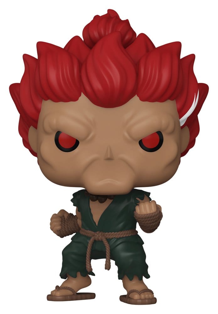 Street Fighter 6 POP! Animationsfigurer Akuma med Chase-variant 9 cm Sortiment (6)