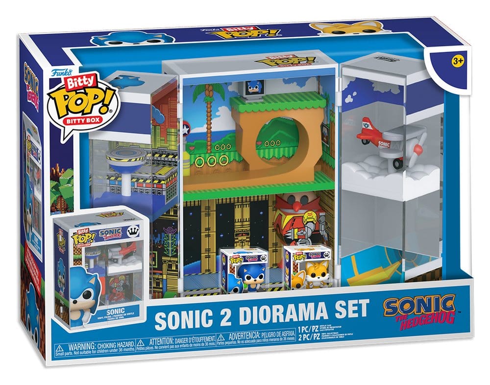 Sonic 2 Bitty POP! Boxar Figur Dioramaset