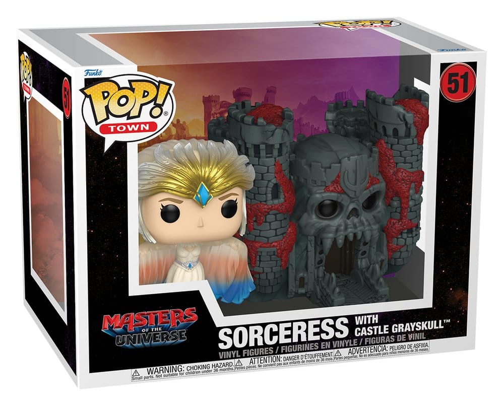 Masters of the Universe (2026) POP! Town Figur Sorceress w/Castle Grayskull 9 cm