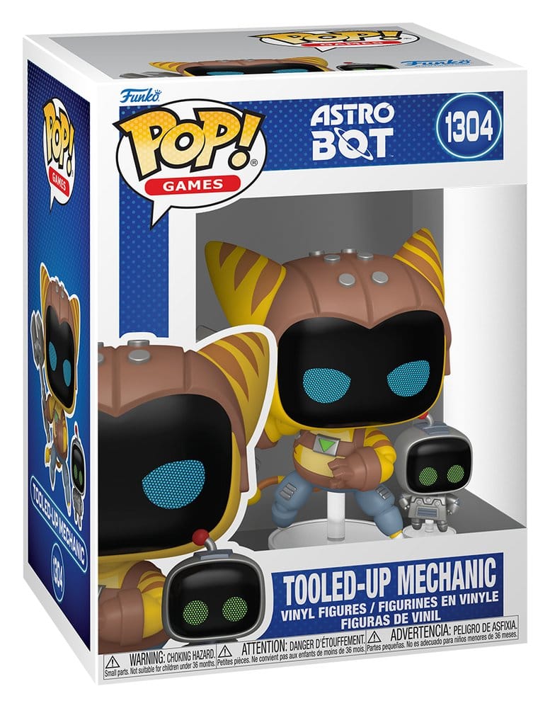 Astro Bot POP! Samlarfigur TU Mekaniker 9 cm