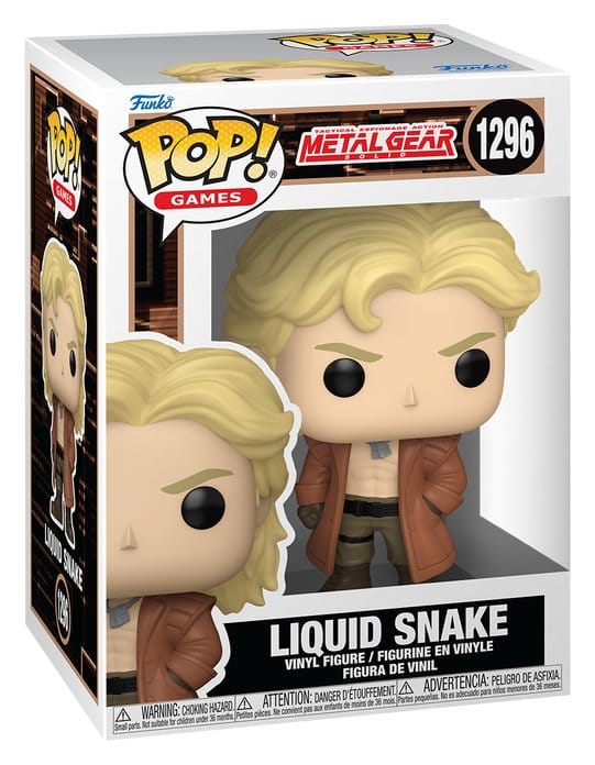 Metal Gear Solid POP! Games Figur Liquid Snake 9 cm