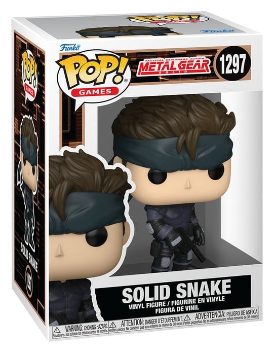 Metal Gear Solid POP! Games Figur Solid Snake 9 cm