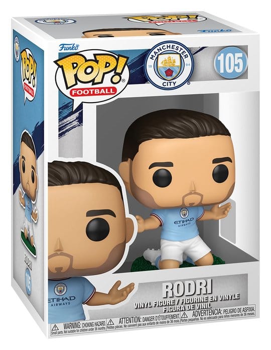 Manchester City F.C. POP! Football Figur Rodri 9 cm