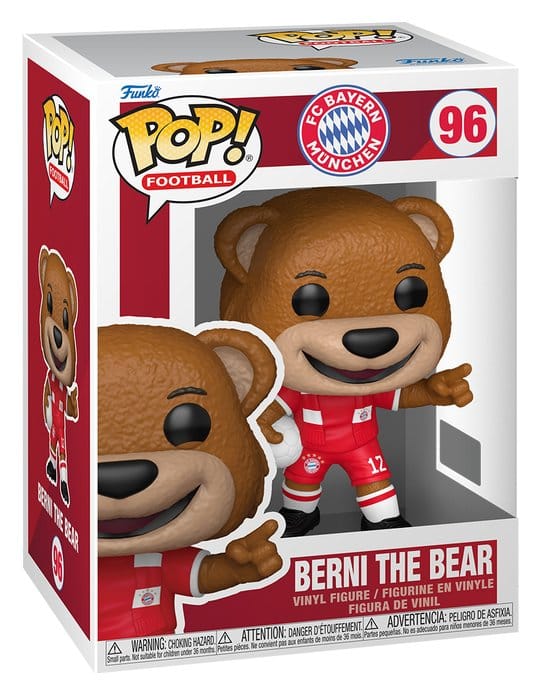 FC Bayern München POP! Fotbollsfigur Berni björnen 9 cm
