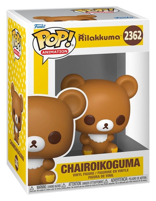Rilakkuma POP! Animation Figur Chairoikoguma 9 cm