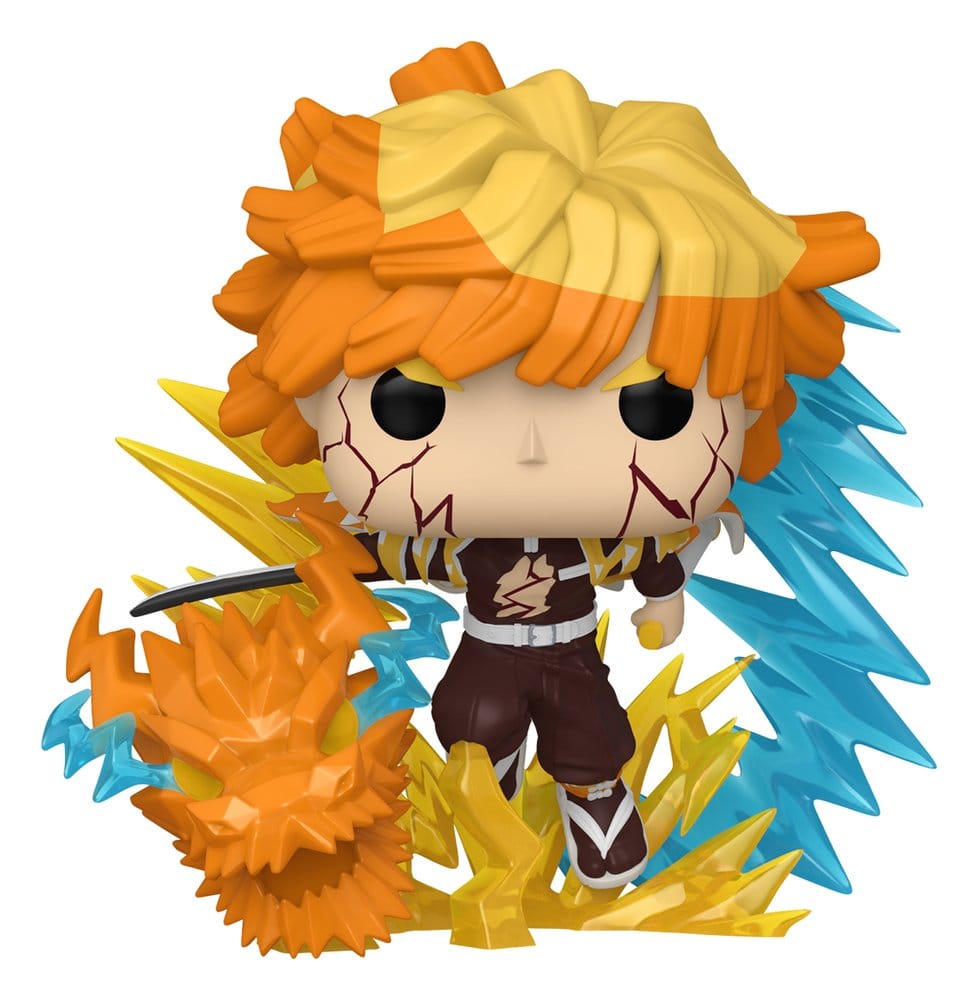Demon Slayer: Kimetsu no Yaiba POP! Figur Zenitsu med Chase (Lysande) 9 cm Set om 3