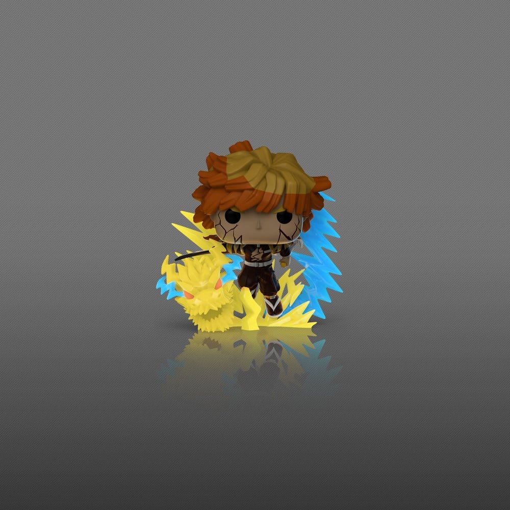 Demon Slayer: Kimetsu no Yaiba POP! Premium Figur Zenitsu with Chase (Glow) 9 cm Assortment (3)