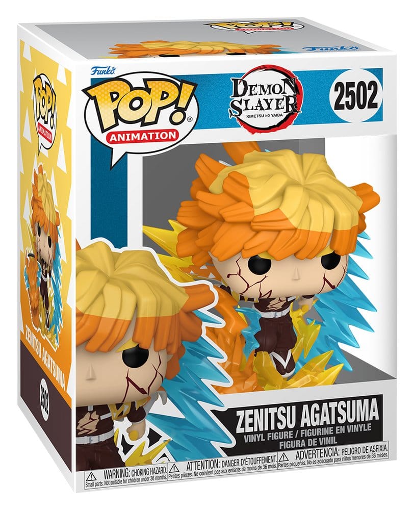 Demon Slayer: Kimetsu no Yaiba POP! Figur Zenitsu med Chase (Lysande) 9 cm Set om 3