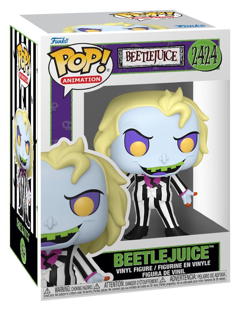 Beetlejuice (Animated) POP! Animation figur Beetlejuice 9 cm