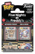 Five Nights at Freddy's Bitty POP! figur 2-pack Withered Freddy & Sun & Moon 2 cm