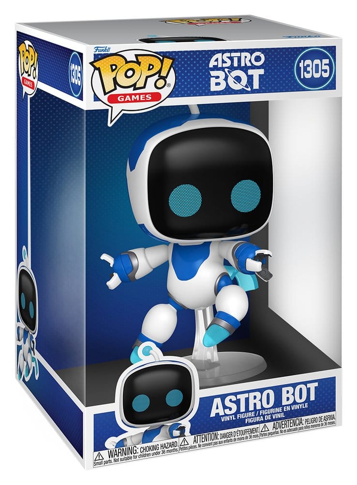 Astro Bot jättestor Jumbo POP! Figur, cirka 25 cm hög