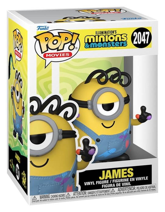 Minions 3 POP! Rocks Vinyl Figure James 9 cm