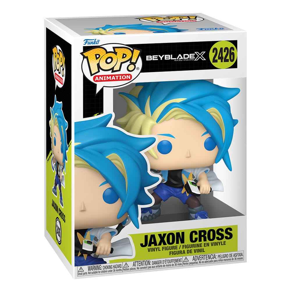 Beyblades POP! Animerade Figurer Jaxon med Chase 9 cm Sortiment (6)
