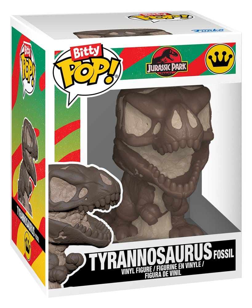 Jurassic Park Bitty POP! Figur 2-Pack Tyrannosaurus Fossil & Dilophosaurus 2 cm