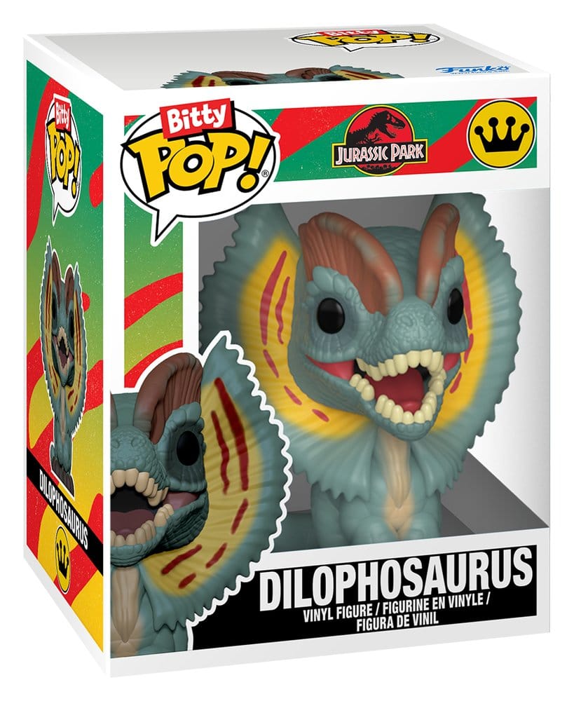 Jurassic Park Bitty POP! Figur 2-Pack Tyrannosaurus Fossil & Dilophosaurus 2 cm